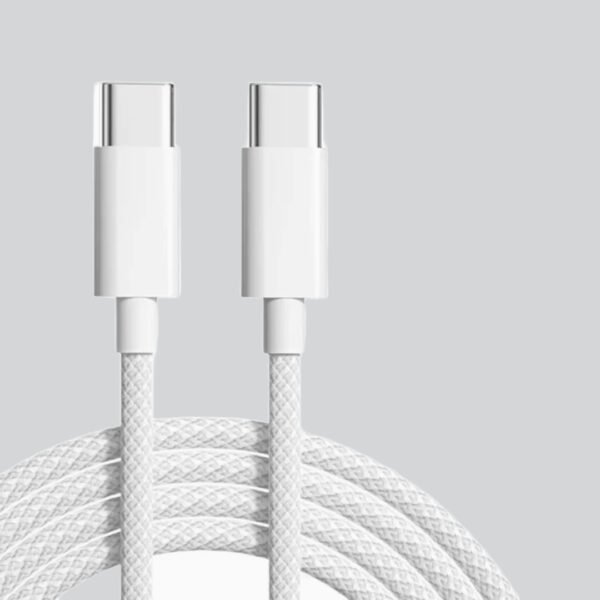 Cable Tejido USB-C a USB-C (1m)
