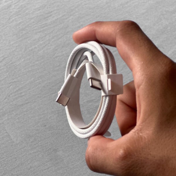 Cable Tejido USB-C a USB-C (1m)